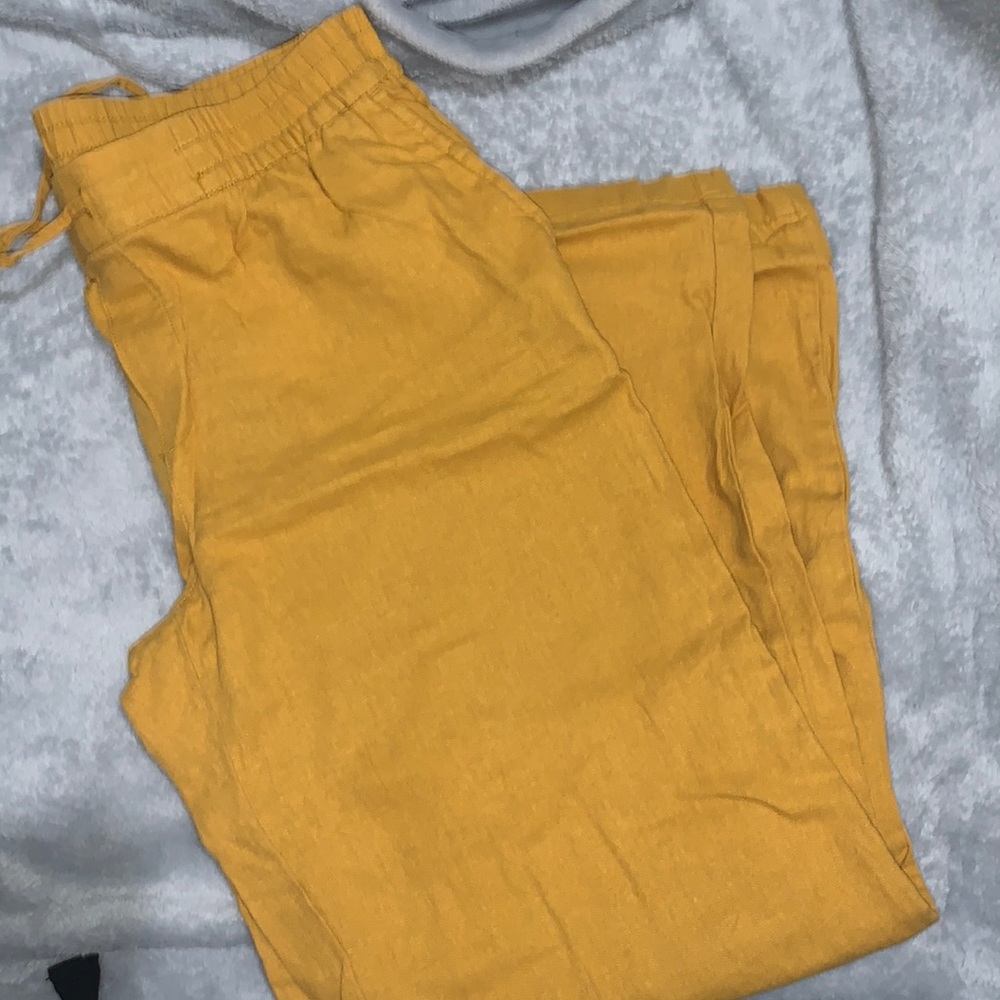 Linen Wide Leg Pants